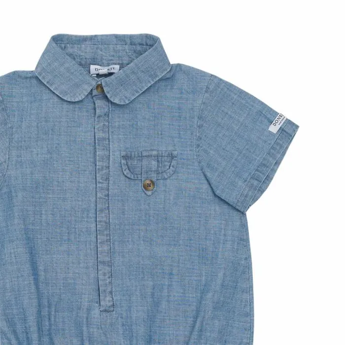 Donsje Amsterdam Bodysuits and Playsuits Baby Clode Bodysuit Sky Blue