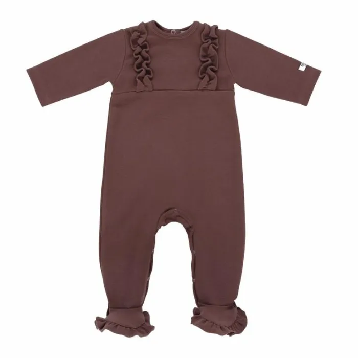 Donsje Amsterdam Bodysuits and Playsuits Baby Kone Onepiece Dark Clay