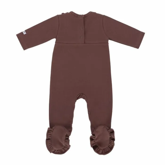 Donsje Amsterdam Bodysuits and Playsuits Baby Kone Onepiece Dark Clay