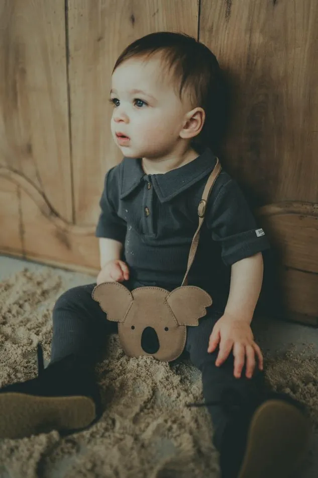 Donsje Amsterdam Bodysuits and Playsuits Baby Milo Bodysuit Dark Spruce