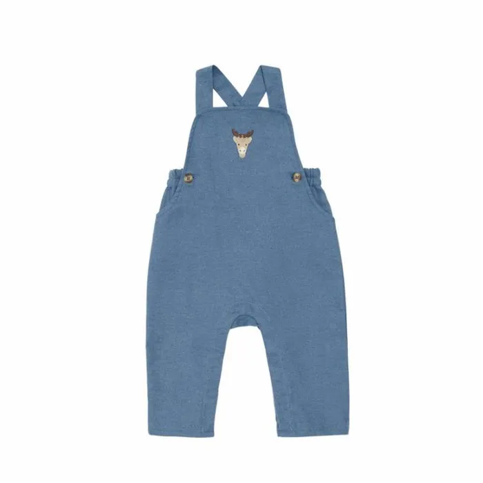 Donsje Amsterdam Bodysuits and Playsuits Baby Mosie Overalls Vintage Blue