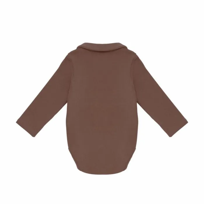 Donsje Amsterdam Bodysuits and Playsuits Baby Paulo Bodysuit Toffee Donsje Amsterdam Bodysuits and Playsuits Baby Paulo Bodysuit Toffee