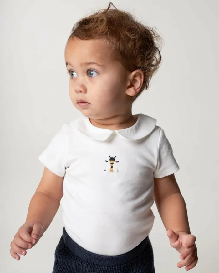 Donsje Amsterdam Bodysuits and Playsuits Baby Scott Bodysuit Off White