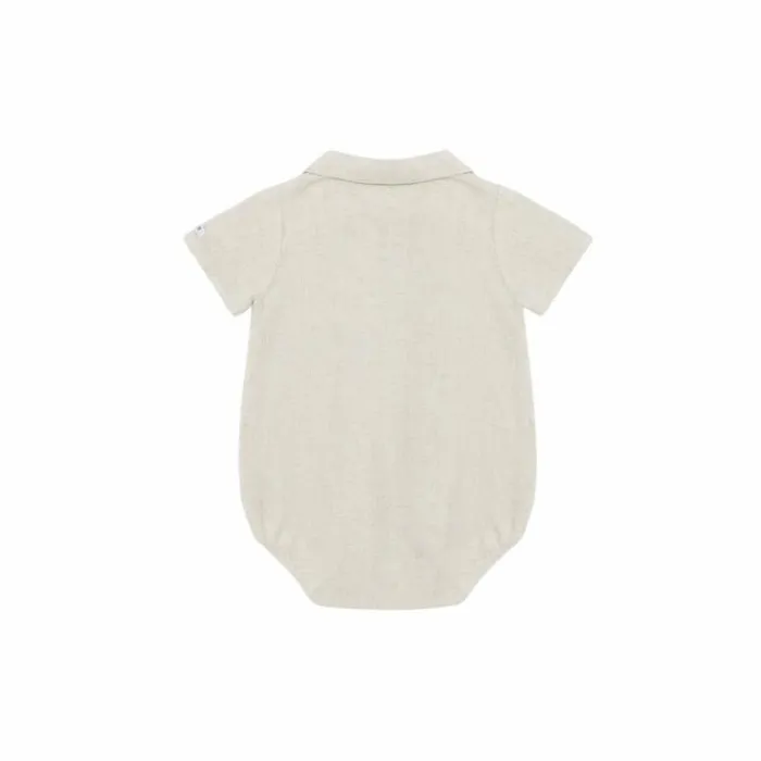 Donsje Amsterdam Bodysuits and Playsuits Baby Ulec Romper Birch Melange