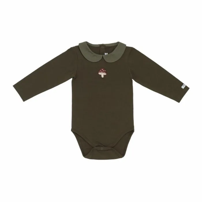 Donsje Amsterdam Bodysuits and Playsuits Baby Voda Bodysuit Forest Green