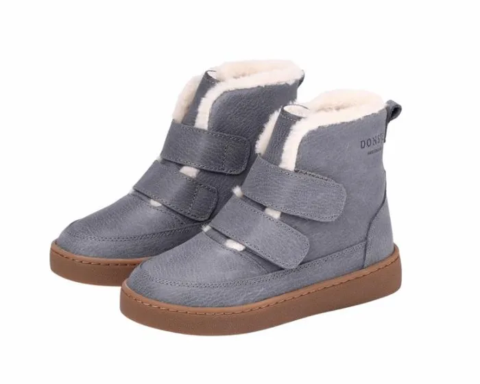 Donsje Amsterdam Boots Boys Clenn Boots Petrol Leather