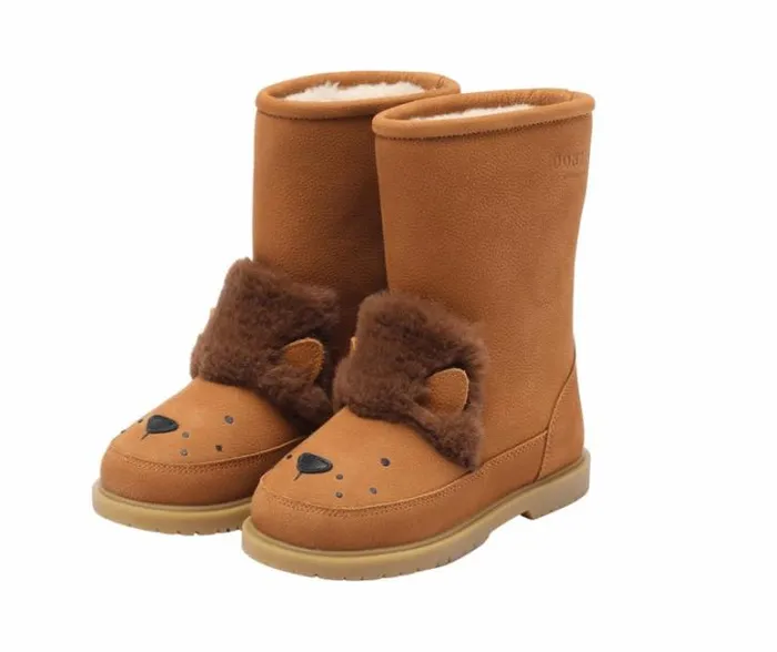 Donsje Amsterdam Boots Boys Wadudu Exclusive Boots Camel Betting Leather