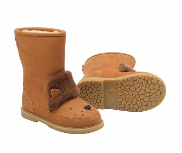 Donsje Amsterdam Boots Boys Wadudu Exclusive Boots Camel Betting Leather