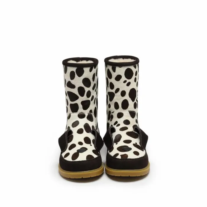 Donsje Amsterdam Boots Boys Wadudu Exclusive Boots Spotted Cow Hair