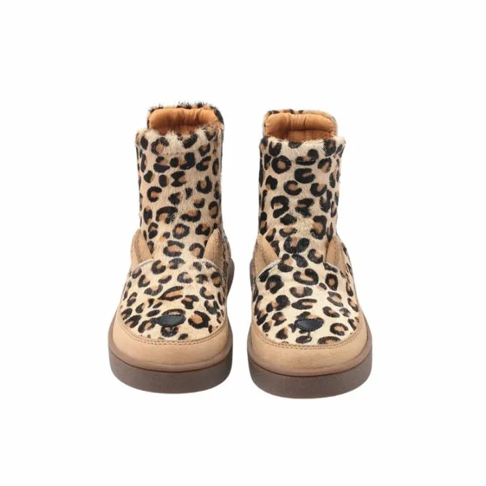 Donsje Amsterdam Boots Girls Thuru Exclusive Leopard Spotted Cow Hair