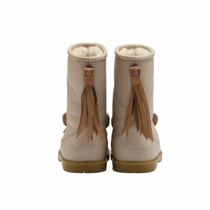 Donsje Amsterdam Boots Girls Wadudu Special Boots Ivory Leather