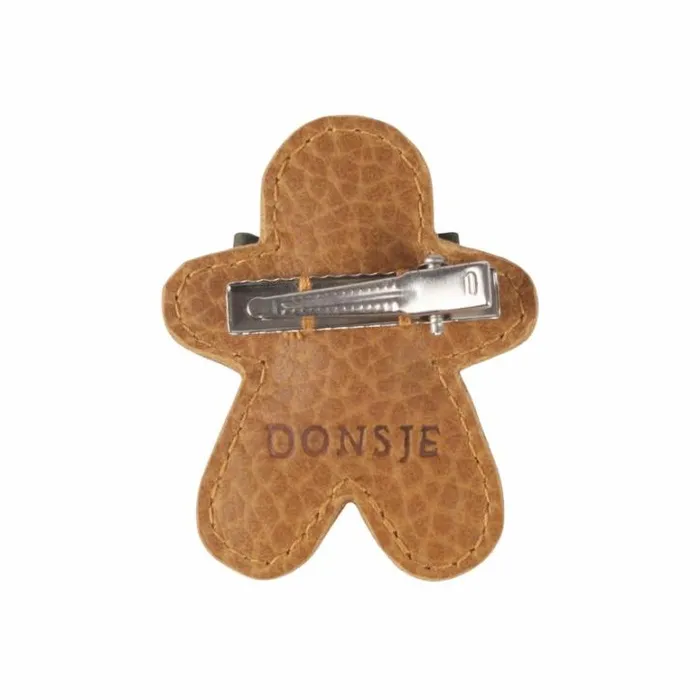 Donsje Amsterdam Clips Boys Wonda Hairclip Toast Grain Leather