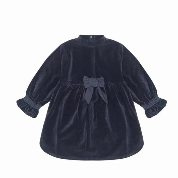 Donsje Amsterdam Dresses and Skirts Girls Beluze Dress Blue Marine