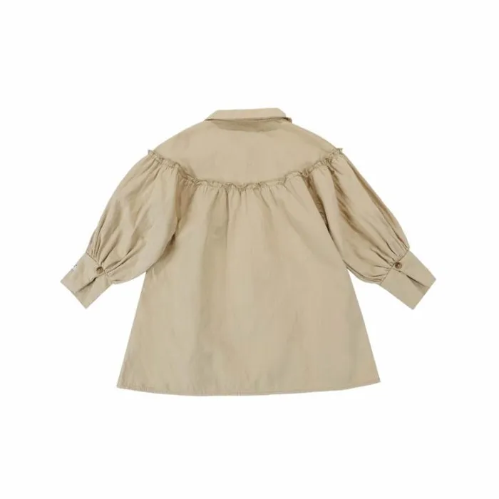 Donsje Amsterdam Dresses and Skirts Girls Daka Dress Biscuit