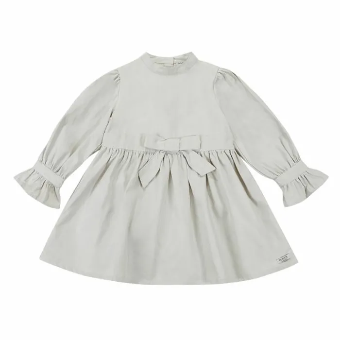 Donsje Amsterdam Dresses and Skirts Girls Muza Dress Soft Grey
