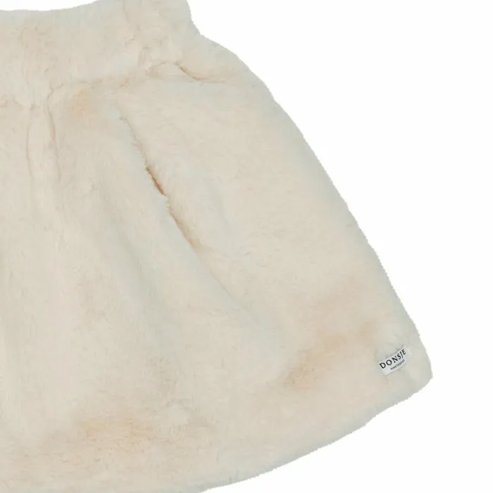 Donsje Amsterdam Dresses and Skirts Girls Qisabelle Skirt Off White Teddy