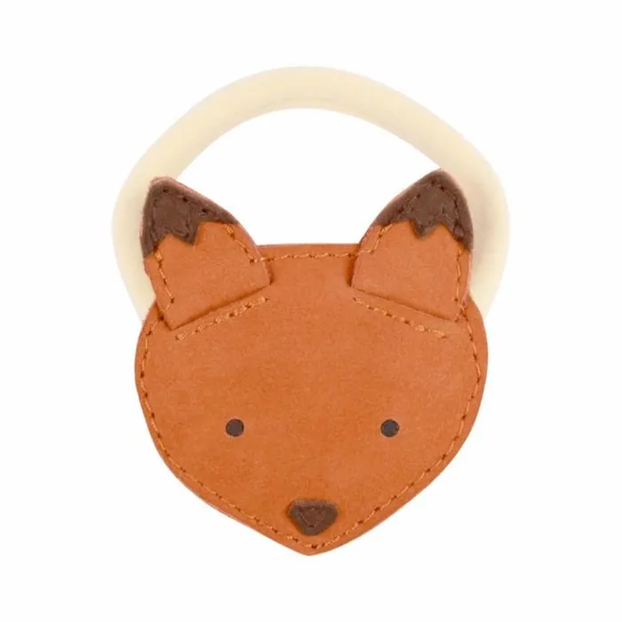 Donsje Amsterdam Hair Accessories Girls Josy Classic Hair Tie Maple Nubuck