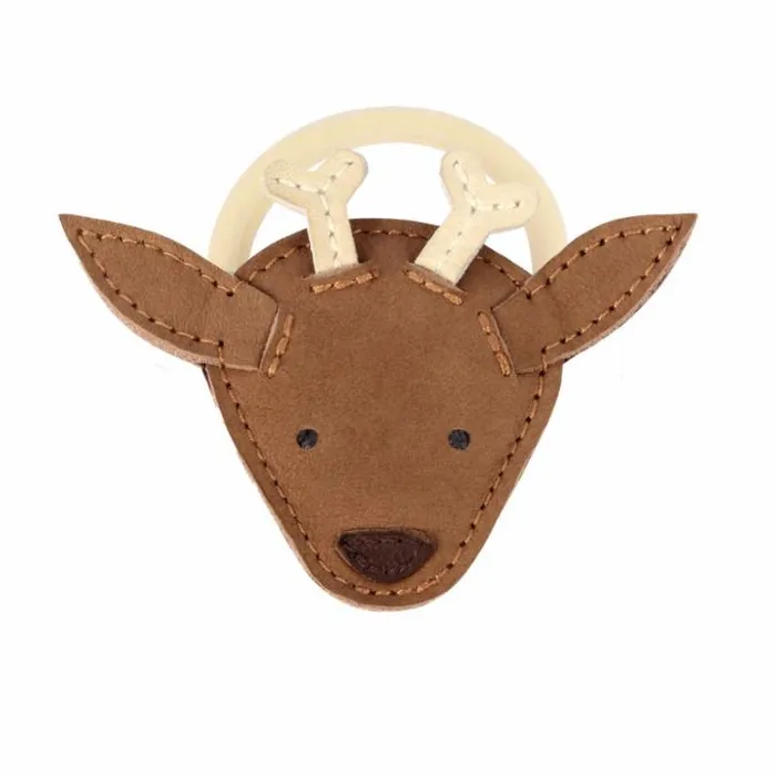 Donsje Amsterdam Hair Accessories Girls Josy Special Hair Tie Hazelnut Nubuck