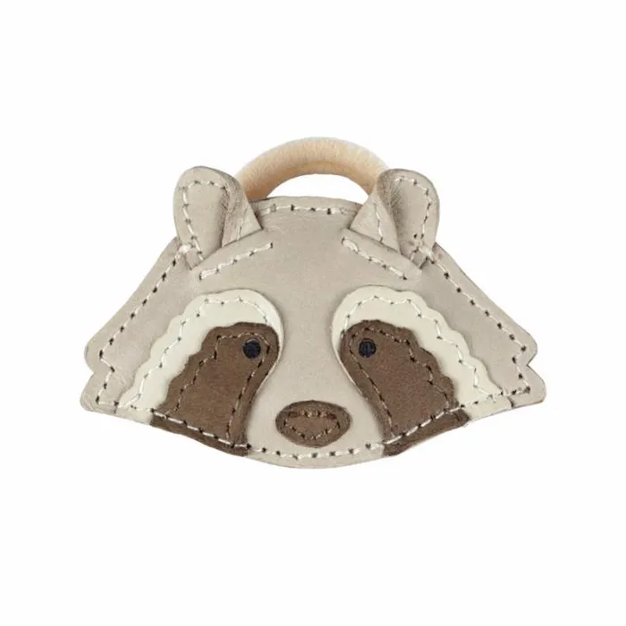 Donsje Amsterdam Hair Accessories Girls Josy Special Hair Tie Ivory Classic Leather