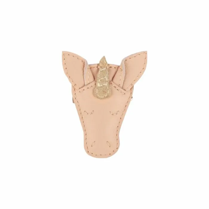 Donsje Amsterdam Hair Accessories Girls Josy Special Hairclip Light Rose Leather