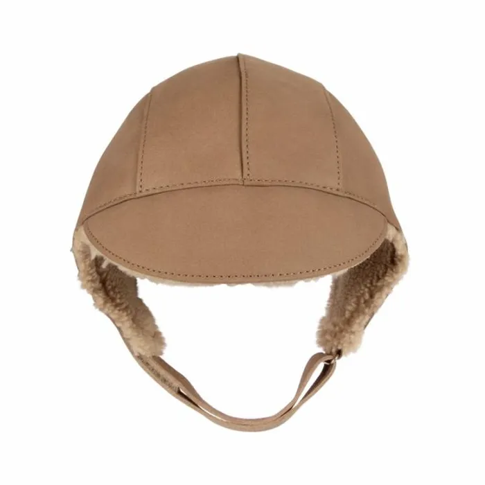 Donsje Amsterdam Hats and Mittens Boys James Hat Truffle Nubuck