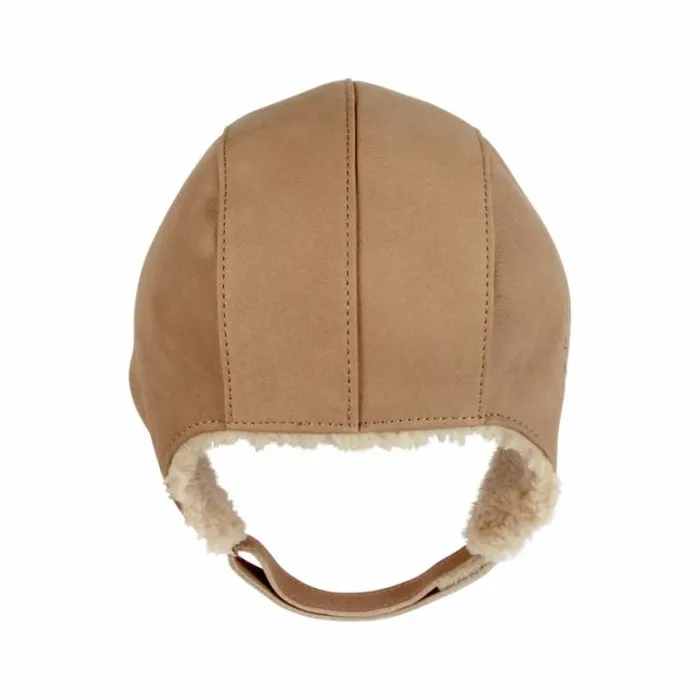 Donsje Amsterdam Hats and Mittens Boys James Hat Truffle Nubuck