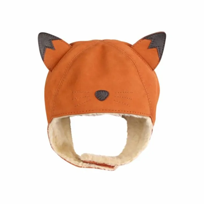Donsje Amsterdam Hats and Mittens Boys Kapi Classic Hat Maple Nubuck