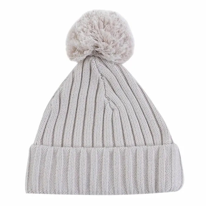 Donsje Amsterdam Hats and Mittens Girls Gissa Hat Blush White