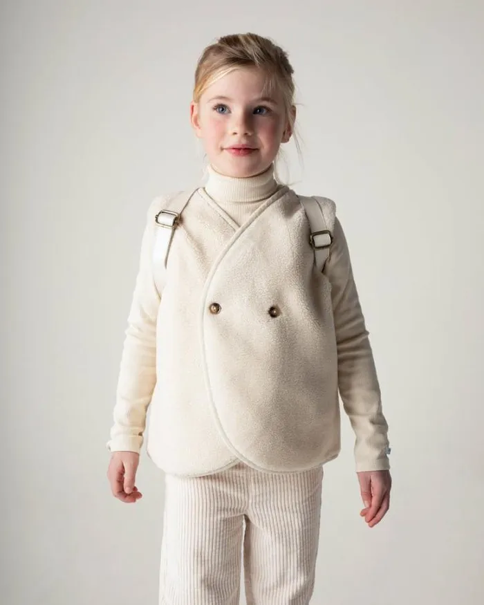 Donsje Amsterdam Jackets and Gilets Baby Monty Gilet Cream