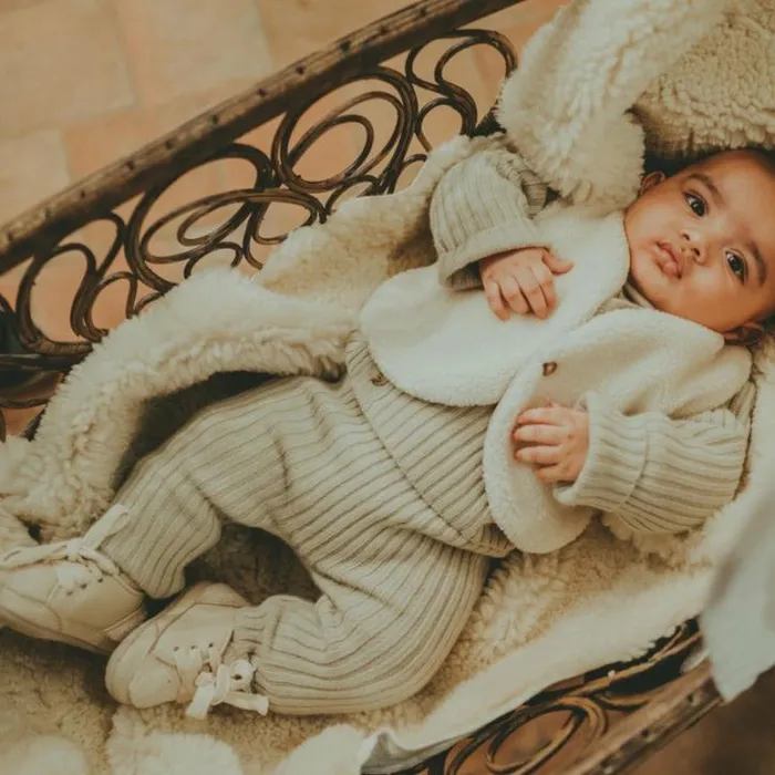 Donsje Amsterdam Jackets and Gilets Baby Monty Gilet Cream