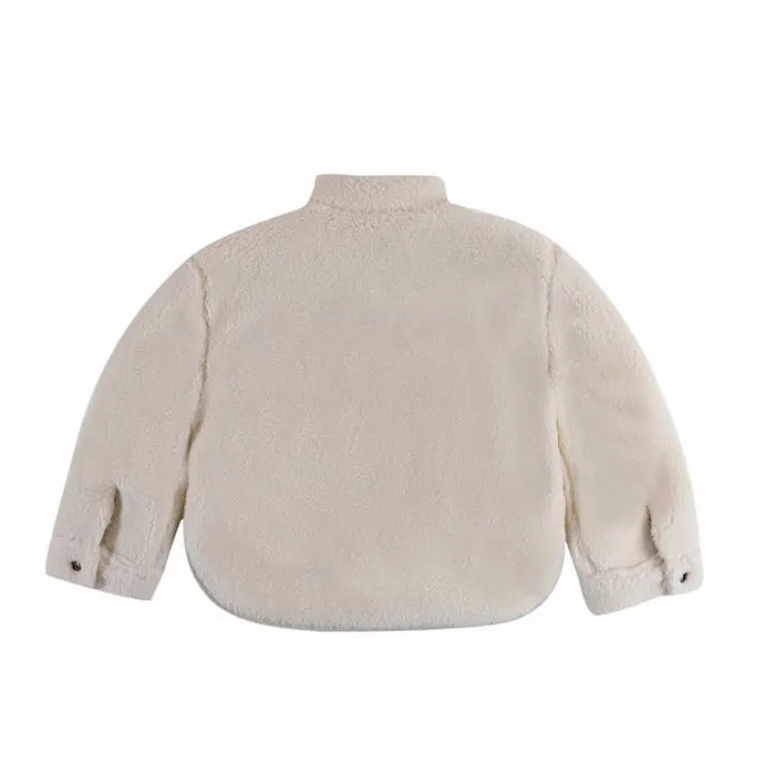 Donsje Amsterdam Jackets and Gilets Baby Thom Overshirt White Sand