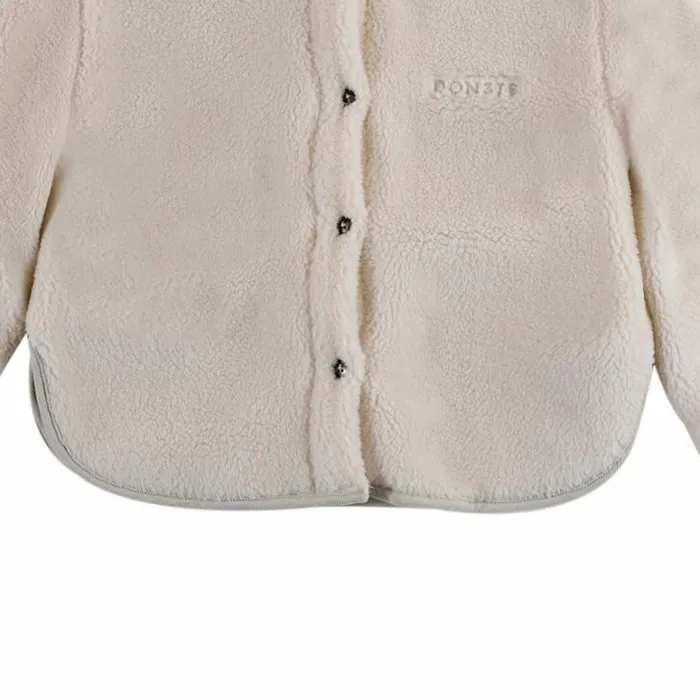 Donsje Amsterdam Jackets and Gilets Baby Thom Overshirt White Sand