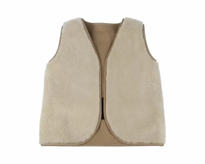 Donsje Amsterdam Jackets and Gilets Boys Noa Gilet Truffle Nubuck