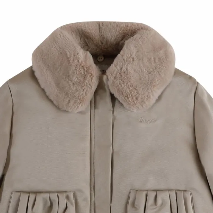 Donsje Amsterdam Jackets and Gilets Girls Bloci Jacket Soft Taupe
