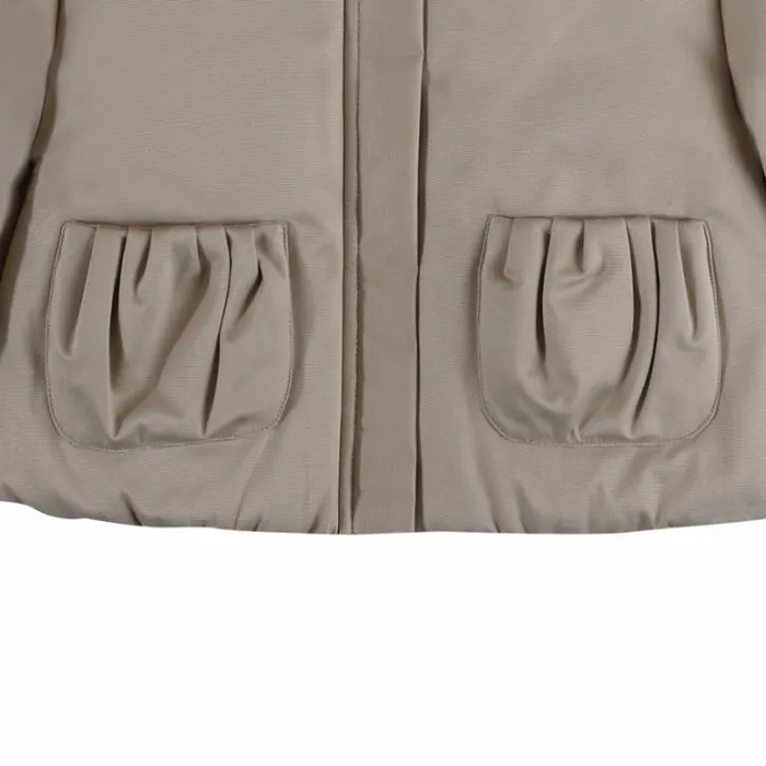 Donsje Amsterdam Jackets and Gilets Girls Bloci Jacket Soft Taupe