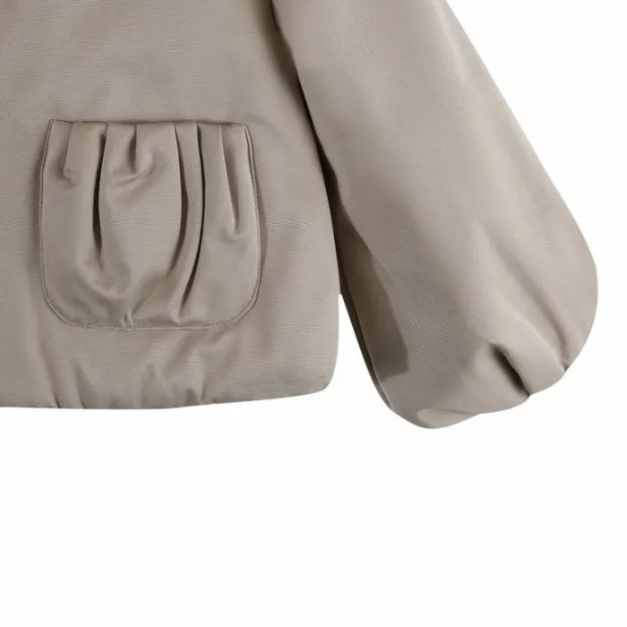 Donsje Amsterdam Jackets and Gilets Girls Bloci Jacket Soft Taupe