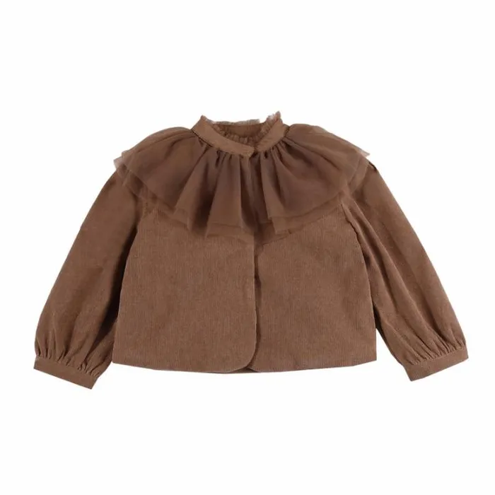 Donsje Amsterdam Jackets and Gilets Girls Dannae Jacket Clay