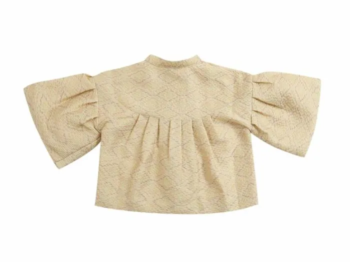 Donsje Amsterdam Jackets and Gilets Girls Leoniek Jacket Sand
