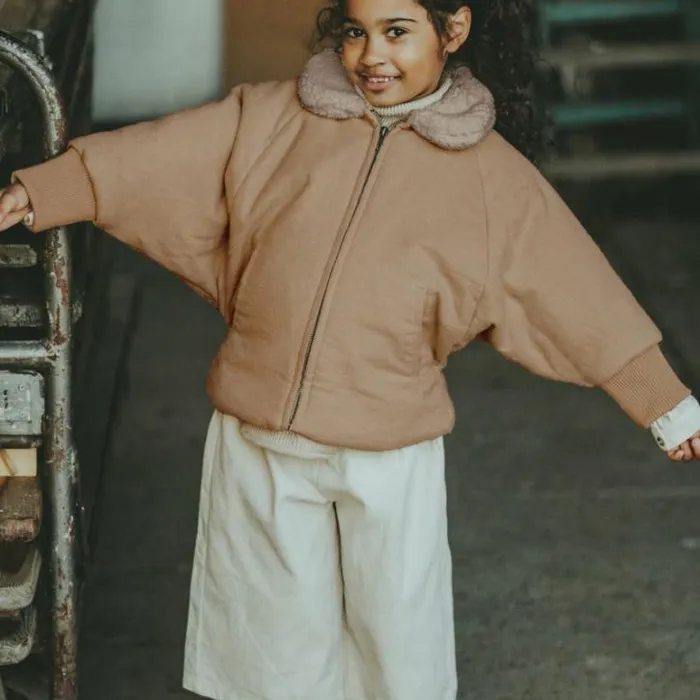 Donsje Amsterdam Jackets and Gilets Girls Mala Jacket Light Copper