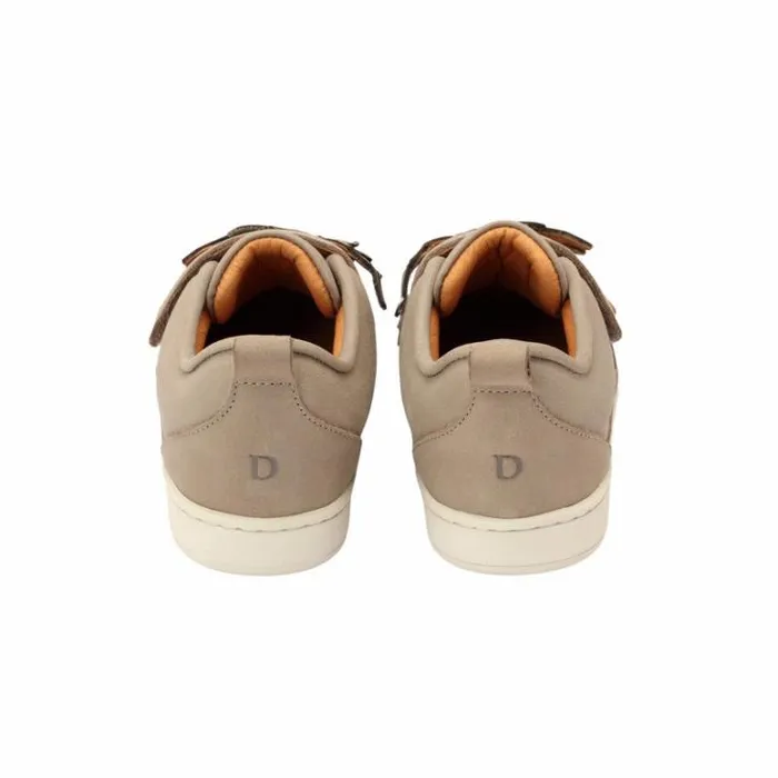 Donsje Amsterdam Low Shoes Boys Kien Sneakers Vintage Grey Leather