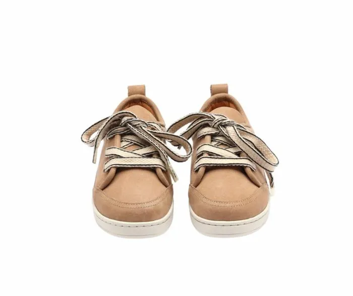Donsje Amsterdam Low Shoes Boys Oney Sneakers Beige Leather
