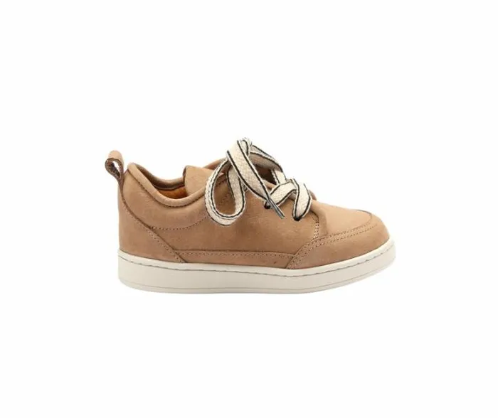 Donsje Amsterdam Low Shoes Boys Oney Sneakers Beige Leather