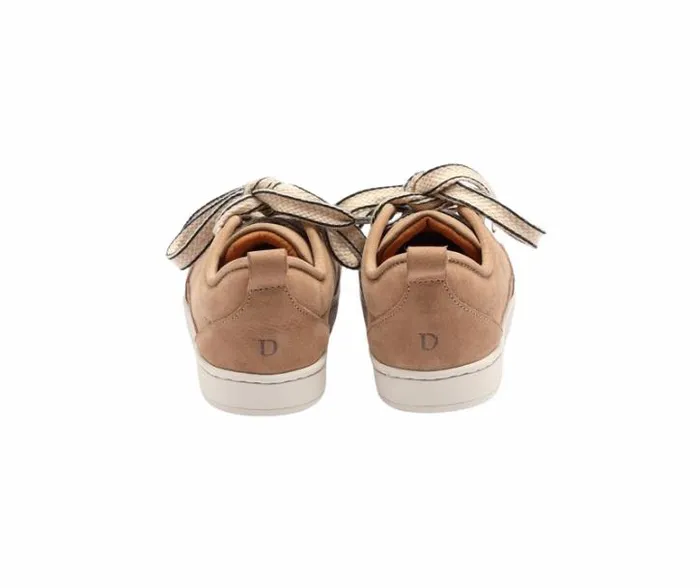 Donsje Amsterdam Low Shoes Boys Oney Sneakers Beige Leather