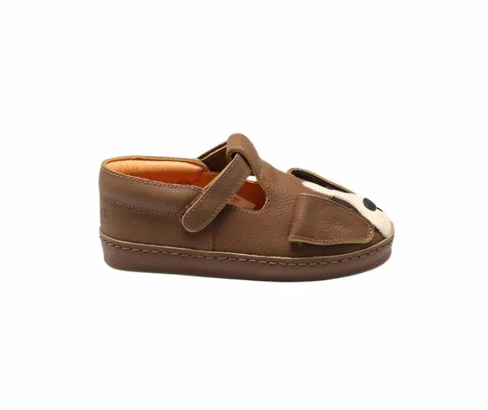 Donsje Amsterdam Low Shoes Girls Xan Special Shoes Biscuit Leather