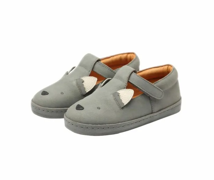 Donsje Amsterdam Low Shoes Girls Xan Special Shoes Mist Leather