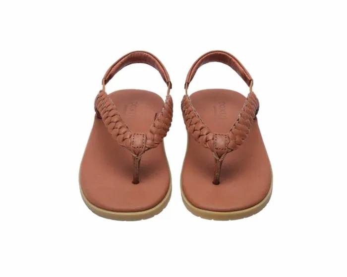 Donsje Amsterdam Sandals Boys Jackson Walnut Leather