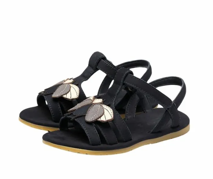 Donsje Amsterdam Sandals Girls Iles Sky Sandals Navy Nubuck