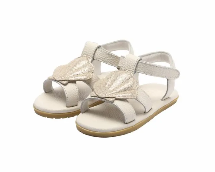 Donsje Amsterdam Sandals Girls Lee Sea Off White Leather