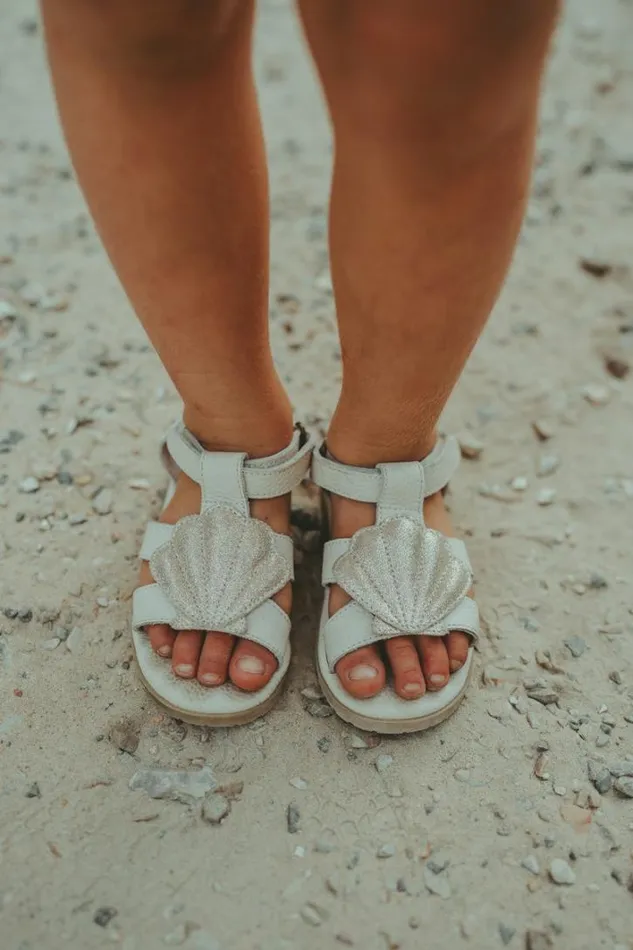 Donsje Amsterdam Sandals Girls Lee Sea Off White Leather