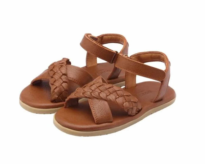 Donsje Amsterdam Sandals Girls Sprai Sandals Cognac Leather